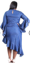 Shayna Denim  Plus Size Dress - Foxy And Beautiful