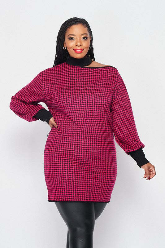 Mini Houndstooth Top - Foxy And Beautiful