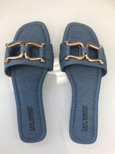 Distressed Buckle Slides - Foxy And Beautiful