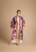 Denim Orchid Kimono Gown - Foxy And Beautiful